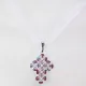 Small Cross - Charis-Violet Organza - 2